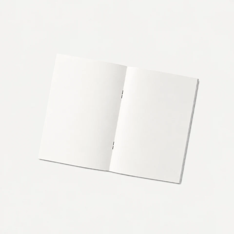 Custom A5 Booklet (5.83" x 8.27") — blank unprinted item