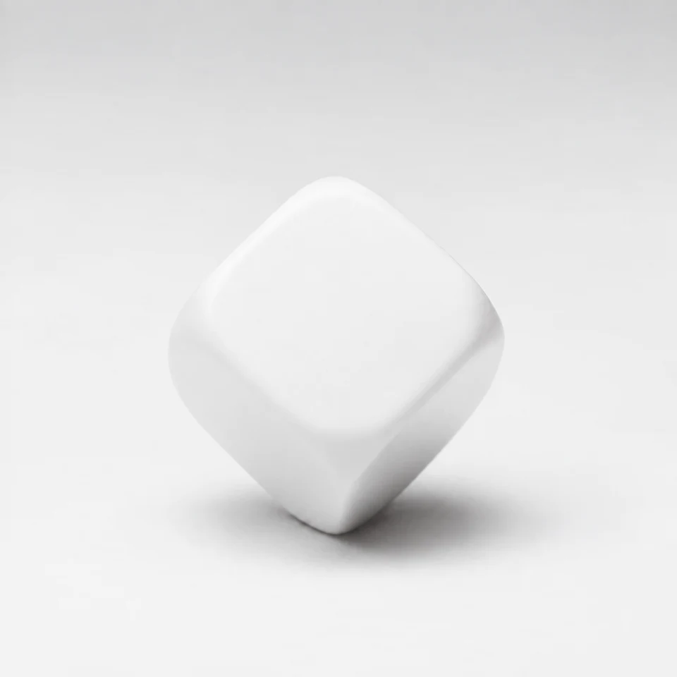 Custom Dice Round Corner — blank unprinted item