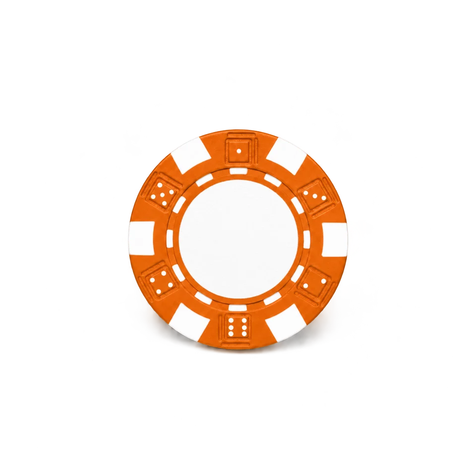 Custom Dot Poker Chip — blank unprinted item