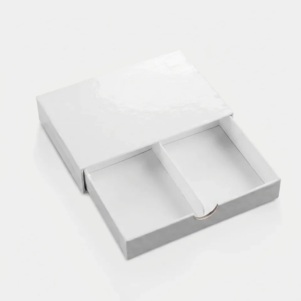 Custom Double Drawer Box (Dynamic Size) — blank unprinted item