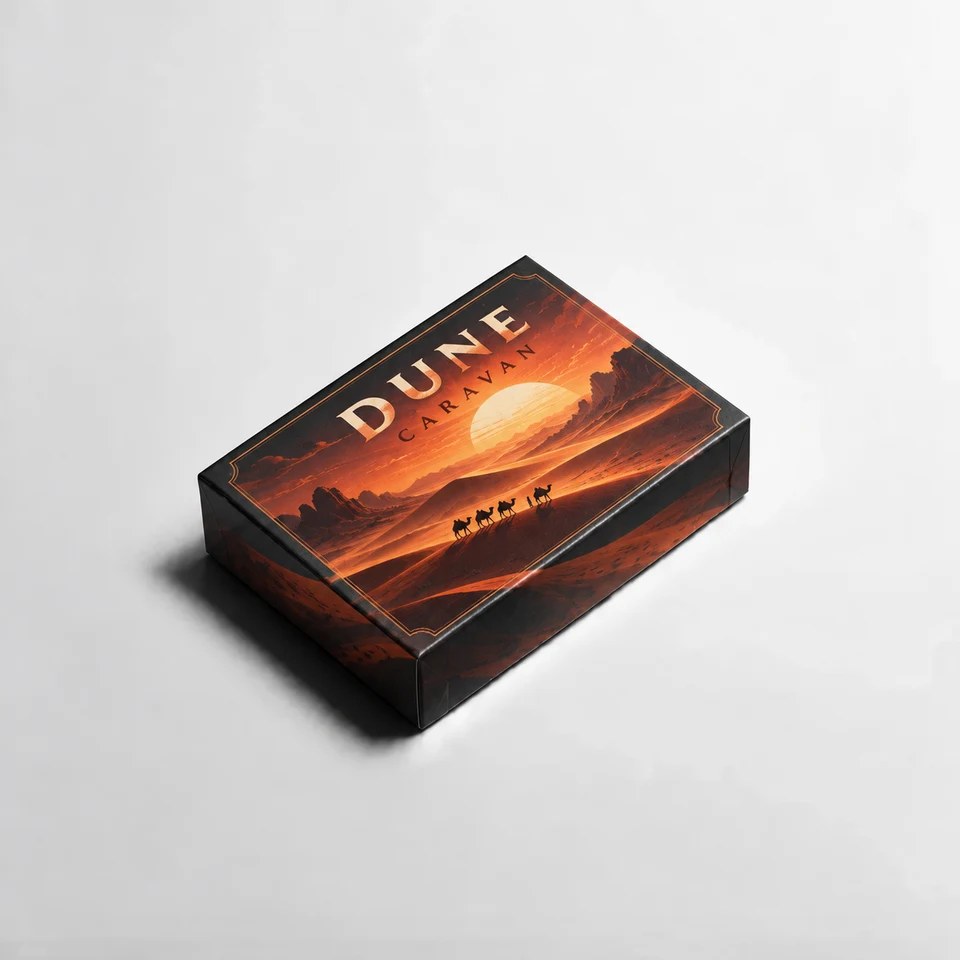Rigid Box (Dynamic Size) — fully printed design example