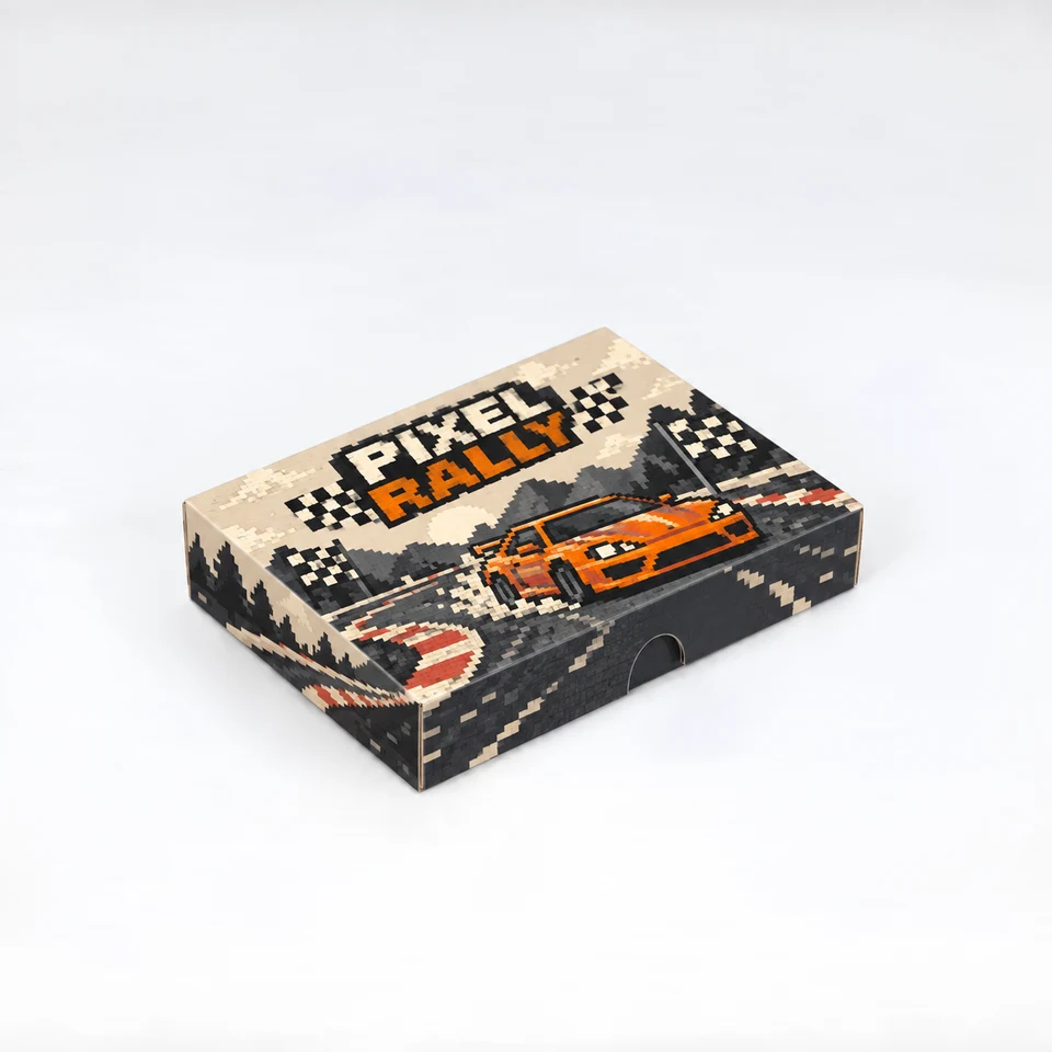 Custom Flip Box (Dynamic Size) — fully printed design example
