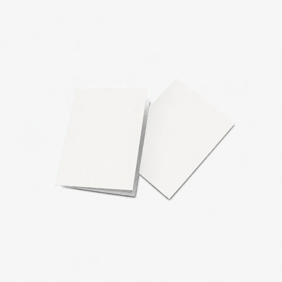 Custom Folded Greeting Card — blank unprinted item