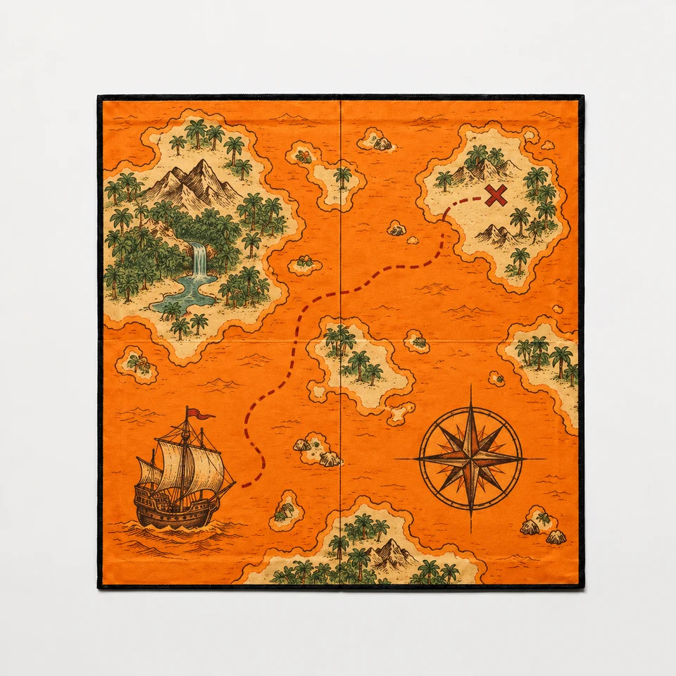 Custom Game Board (Dynamic Size) — fully printed design example