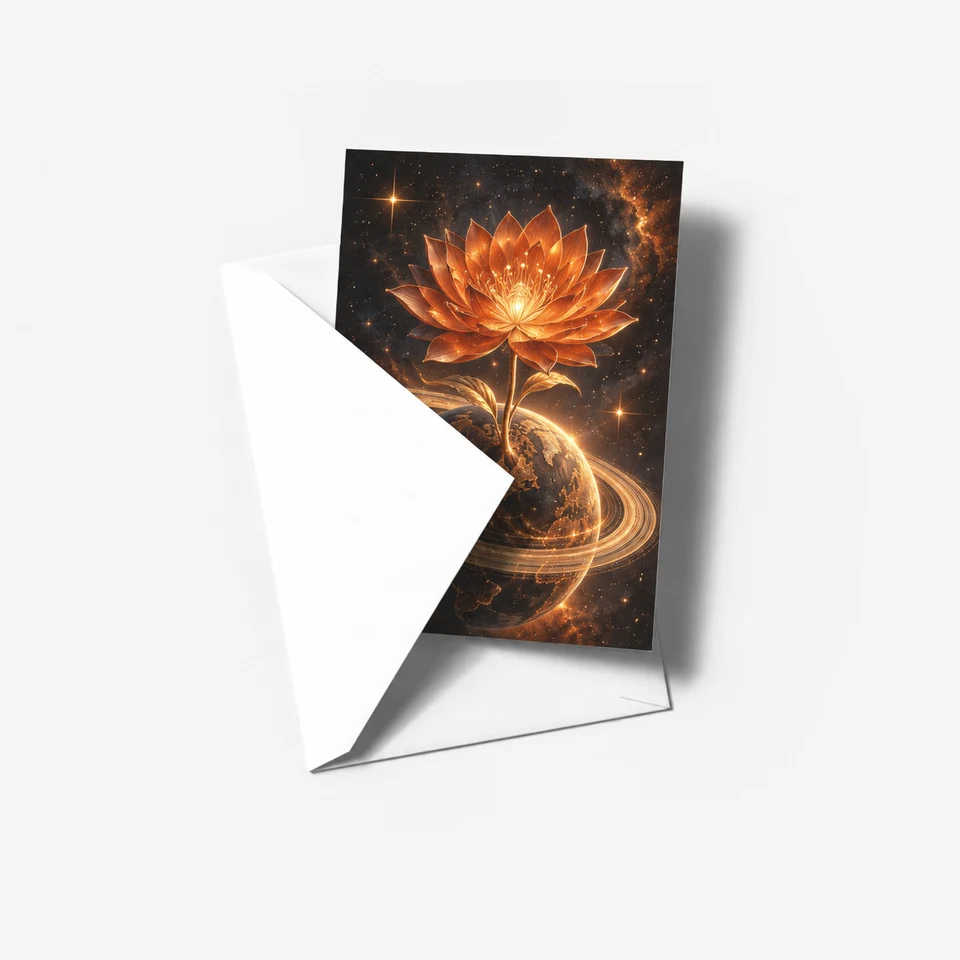 Custom Lenticular Card — fully printed design example