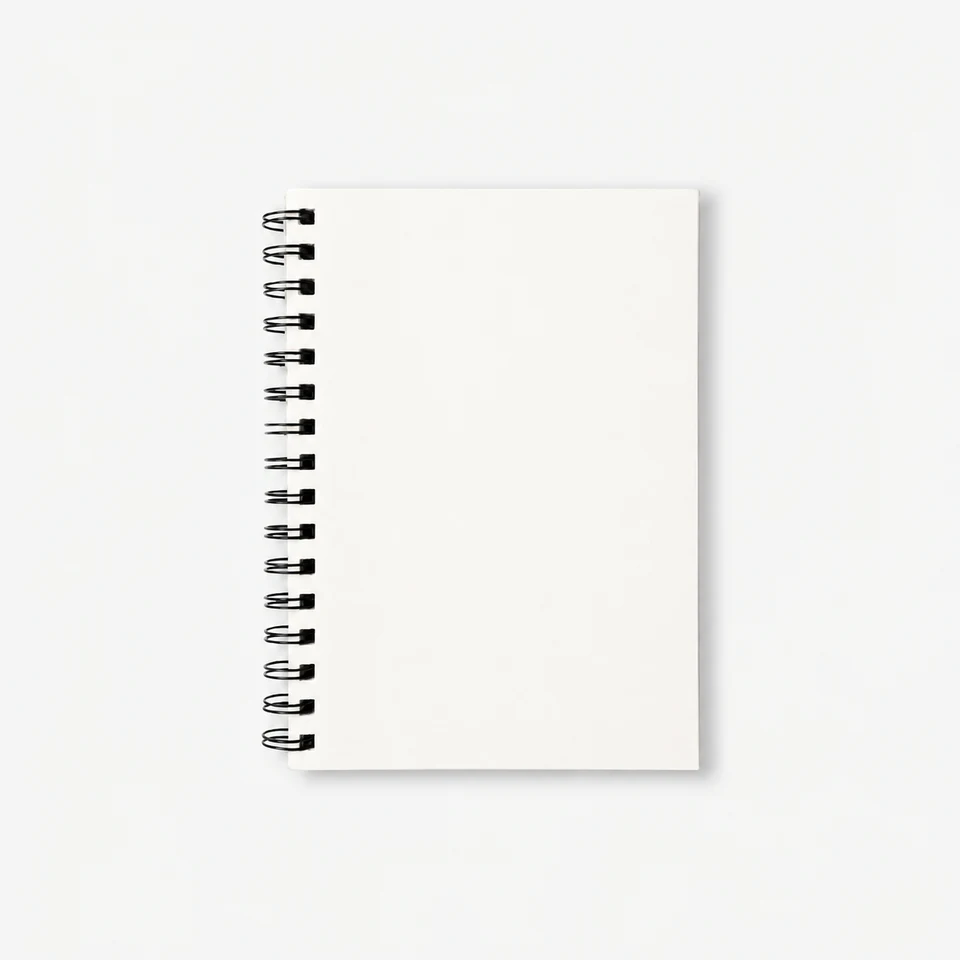 A5 Notebook (8.3" x 5.8") — blank unprinted item