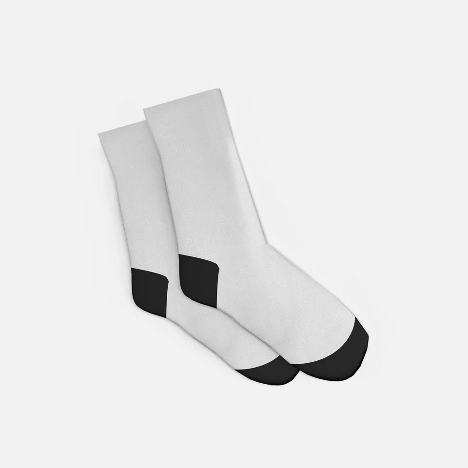 Custom Socks — blank unprinted item
