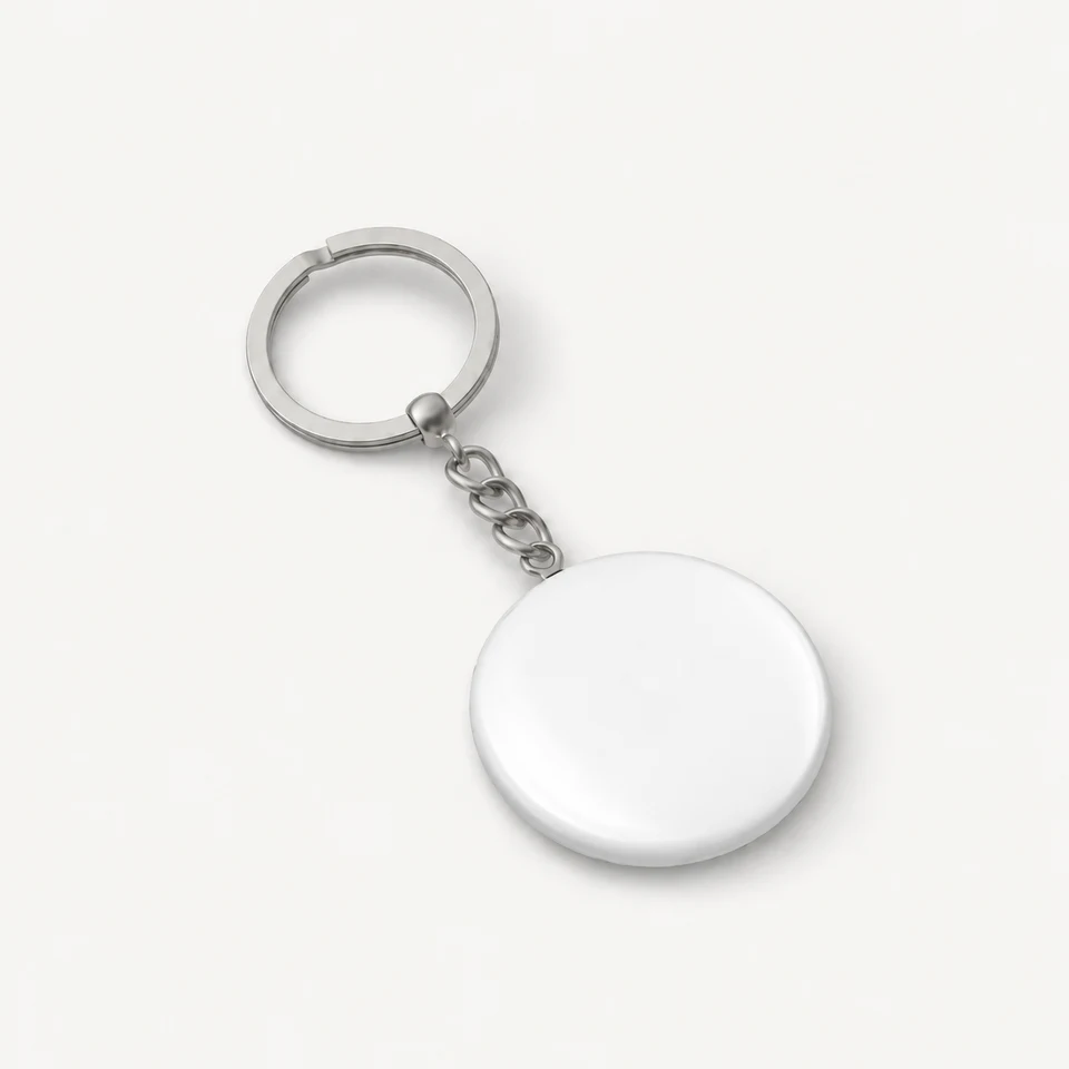 Custom Rounded Acrylic Keychain (2") — blank unprinted item