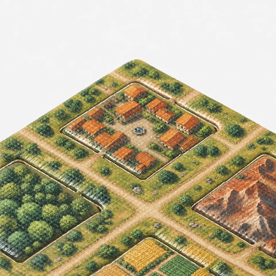 Dynamic Size GameTiles — fully printed design example