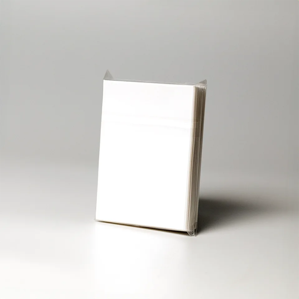 TCG Trading Card Sleeves (White) — QPMN supplier example